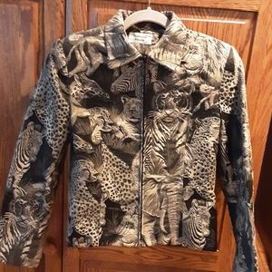 Italian designer Giancarlo Ferrari tapestry jacket